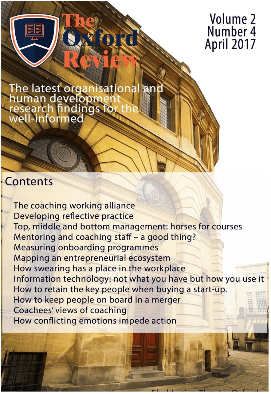 The Oxford Review Vol 2 No 4 The Oxford Review Vol 2 No 4