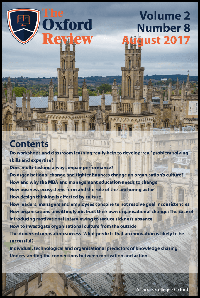 The Oxford Review Vol 2 No 8 The Oxford Review Vol 2 No 8