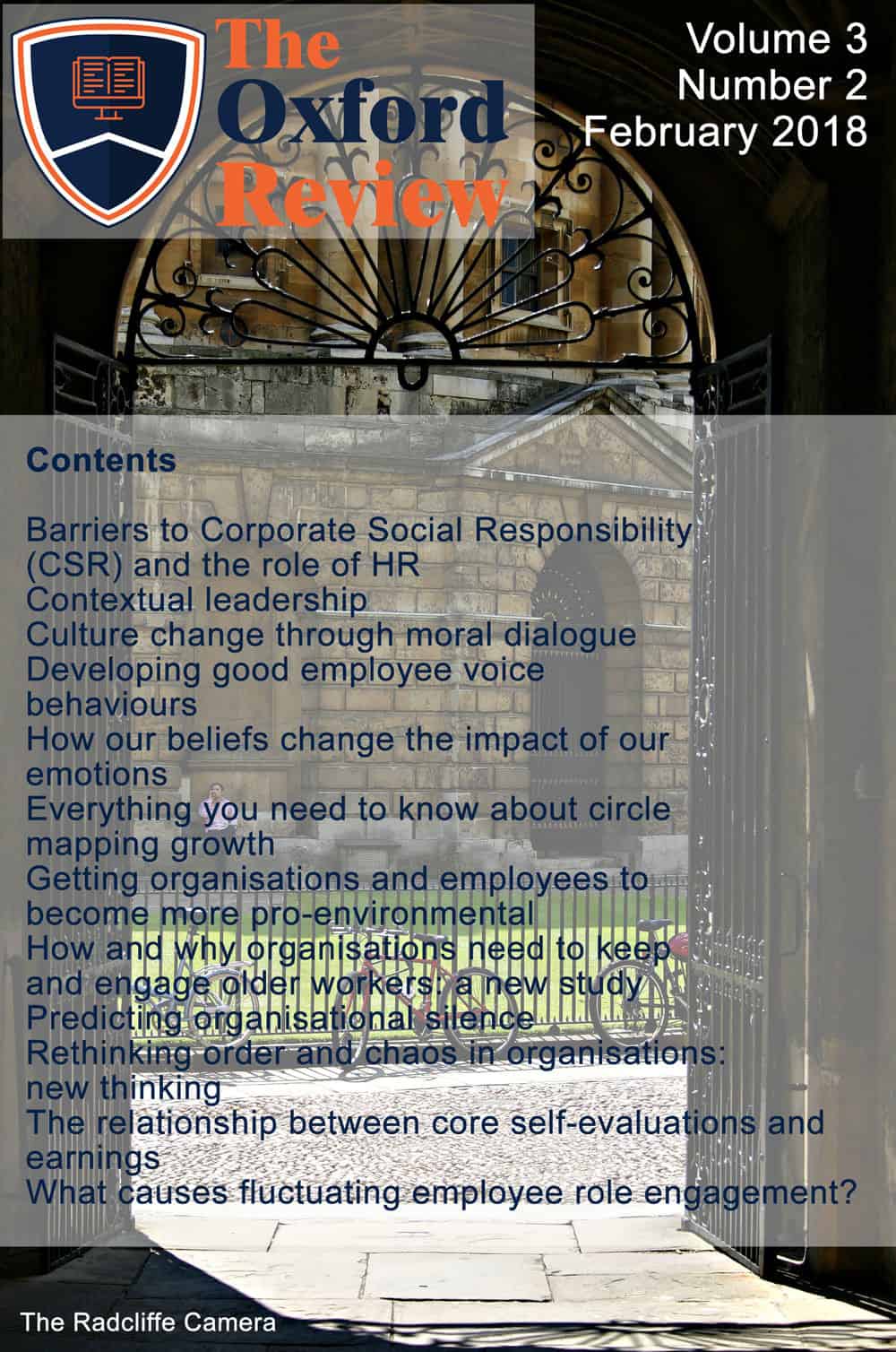vol3n2cover The Oxford Review Vol3 No2