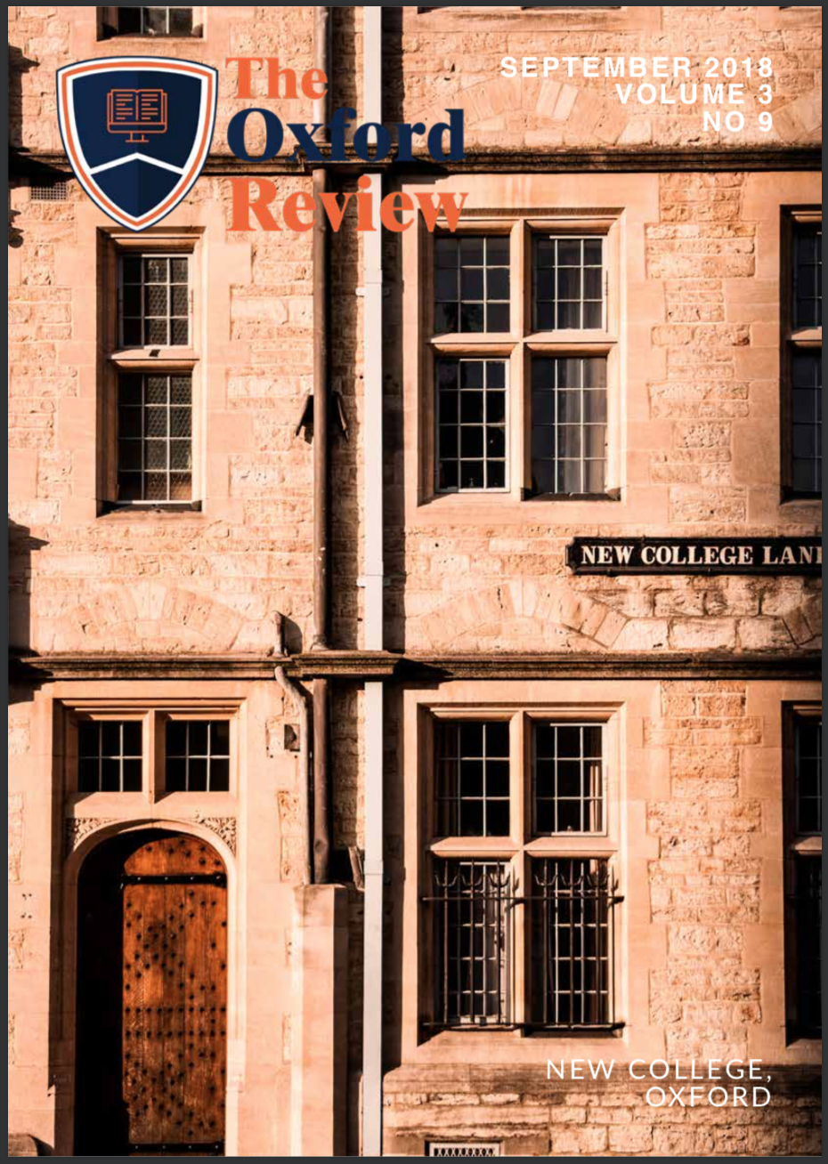 Oxford Review Vol 3 No 9 Oxford Review Vol 3 No 9