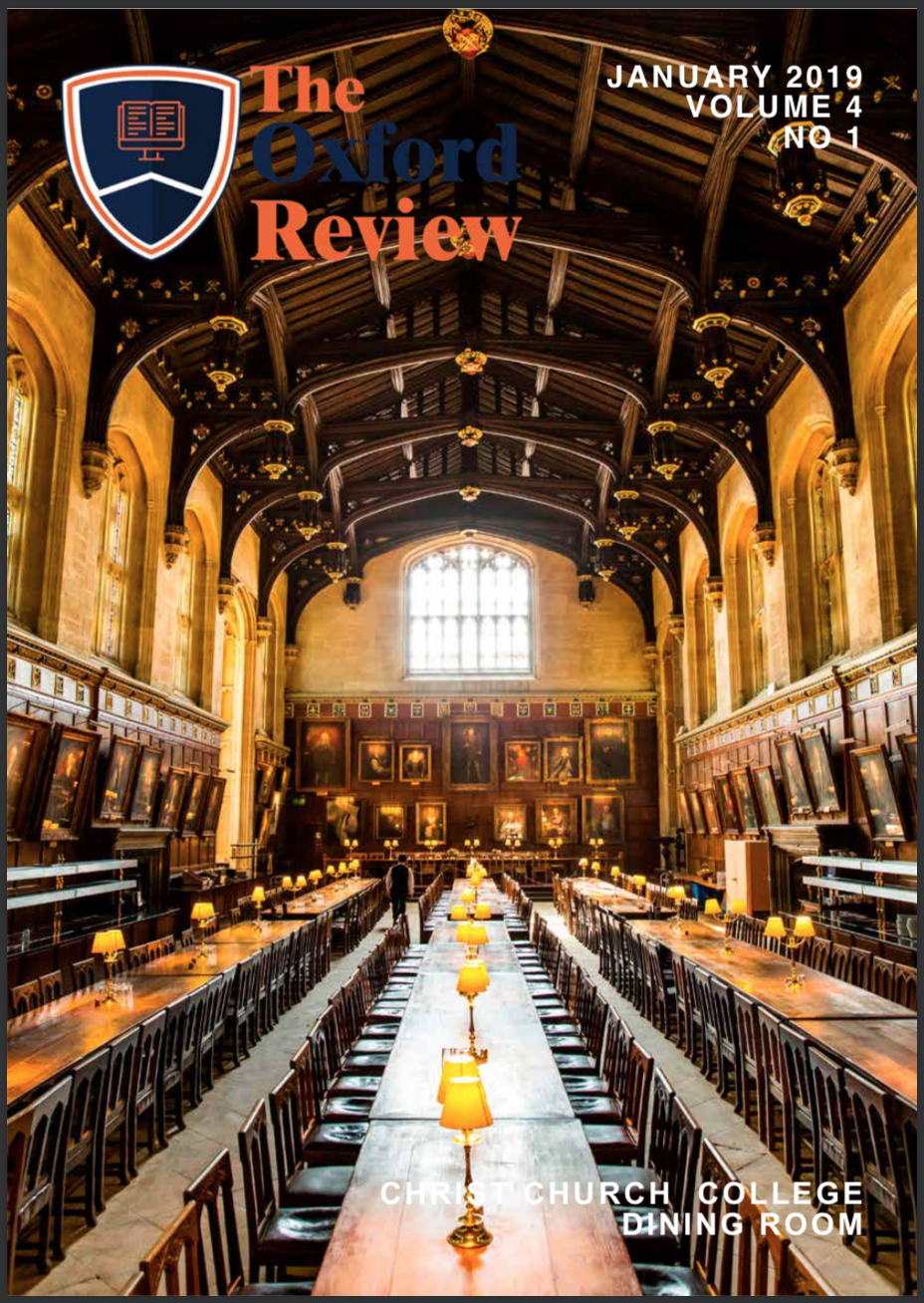 The Oxford Review Vol 4 No 1 The Oxford Review Vol 4 No 1